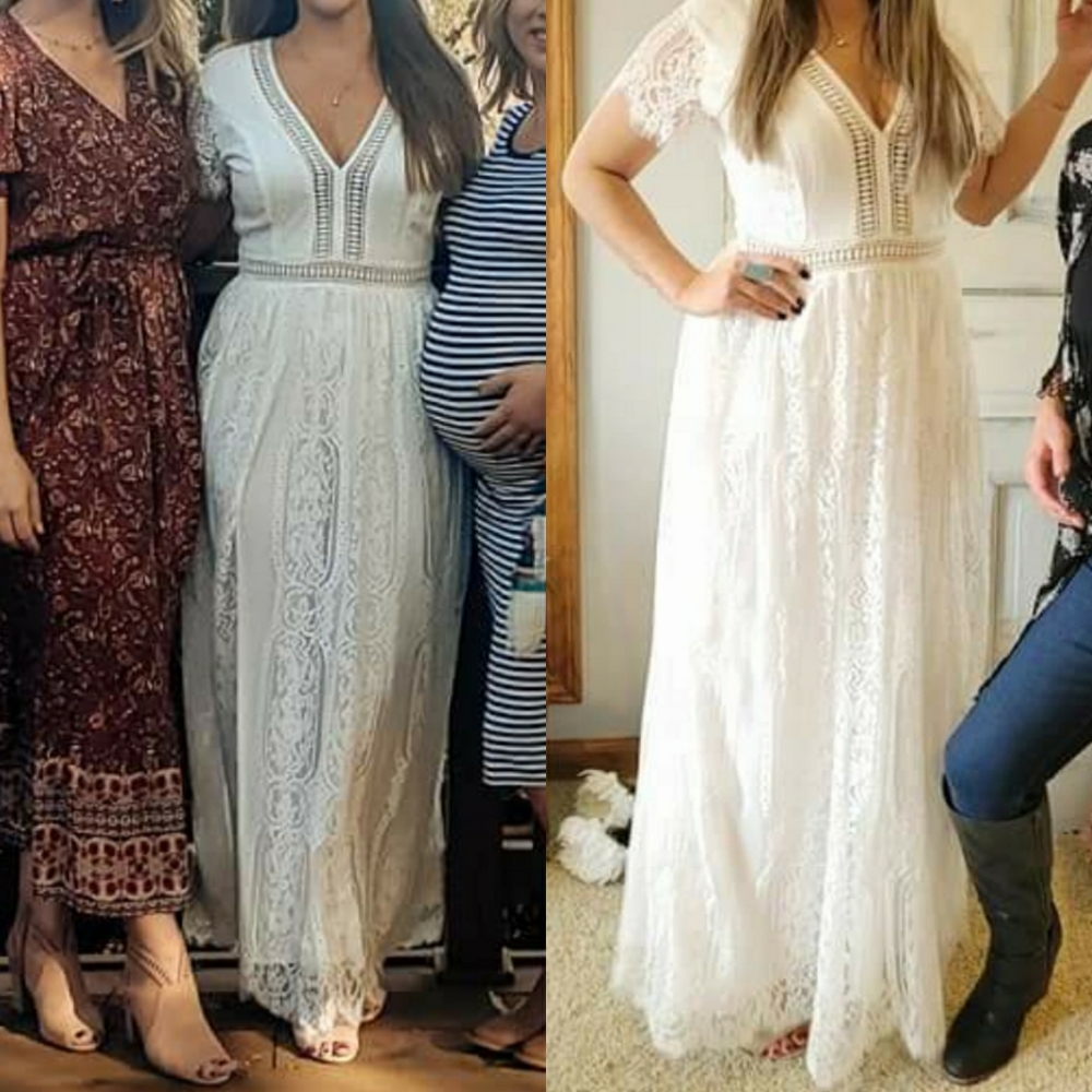 White dress